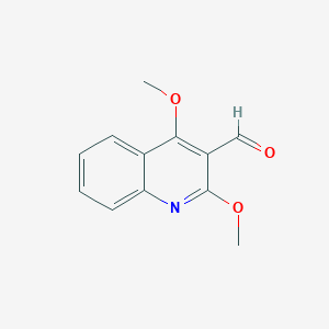 molecular formula C12H11NO3 B1616530 2,4-Dimethoxyquinoline-3-carbaldehyde CAS No. 51179-18-1