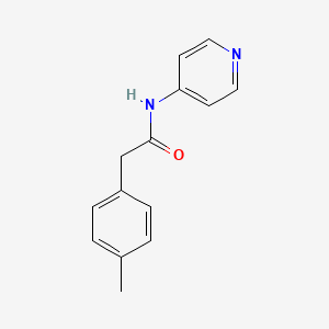 molecular formula C14H14N2O B1616531 2-(4-methylphenyl)-N-4-pyridinylacetamide CAS No. 599162-23-9