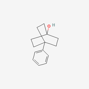 molecular formula C14H18O B1616544 Bicyclo[2.2.2]octan-1-ol, 4-phenyl- CAS No. 2001-62-9