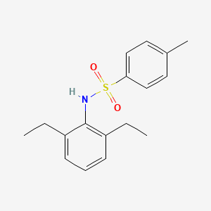 molecular formula C17H21NO2S B1616549 2',6'-Diethyl-p-toluenesulfonanilide CAS No. 4703-16-6