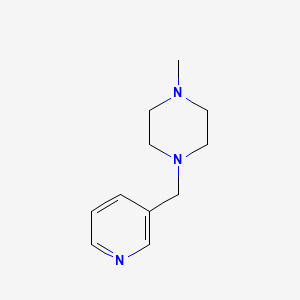 molecular formula C11H17N3 B1616556 1-Methyl-4-(pyridin-3-ylmethyl)piperazine CAS No. 414887-76-6