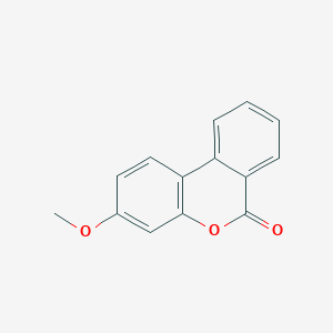 molecular formula C14H10O3 B1616557 3-甲氧基-6H-苯并[c]色满-6-酮 CAS No. 1143-62-0