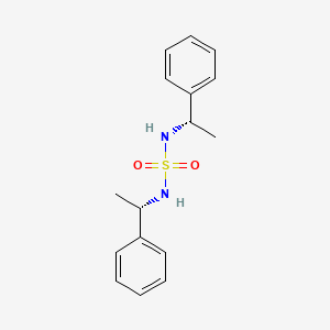 molecular formula C16H20N2O2S B1616558 (S,S)-(-)-N,N'-Bis(alpha-methylbenzyl)sulfamide CAS No. 27304-75-2
