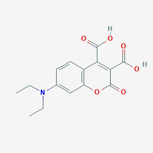 molecular formula C15H15NO6 B1616559 7-Diethylaminocoumarin-3,4-dicarboxylic acid CAS No. 75240-77-6