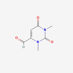 molecular formula C7H8N2O3 B1616560 1,3-Dimethyl-6-formyluracil CAS No. 83174-90-7
