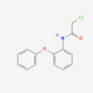 molecular formula C14H12ClNO2 B1616565 2-chloro-N-(2-phenoxyphenyl)acetamide CAS No. 22504-02-5
