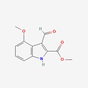 methyl 3-formyl-4-methoxy-1H-indole-2-carboxylate