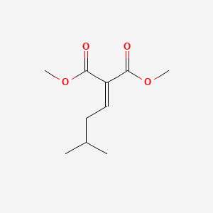 molecular formula C10H16O4 B1616572 Dimethyl 2-(3-methylbutylidene)malonate CAS No. 53618-21-6