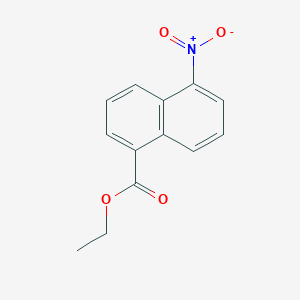 molecular formula C13H11NO4 B1616579 Ethyl 5-nitro-1-naphthoate CAS No. 91901-43-8