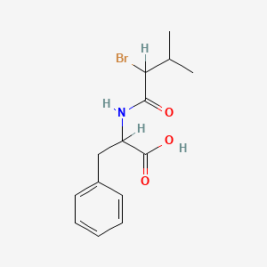 N-(2-Bromo-3-methylbutyryl)-3-phenyl-DL-alanine