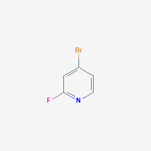 molecular formula C5H3BrFN B161659 4-溴-2-氟吡啶 CAS No. 128071-98-7
