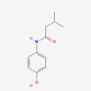 molecular formula C11H15NO2 B1616590 N-(4-hydroxyphenyl)-3-methylbutanamide CAS No. 723755-75-7