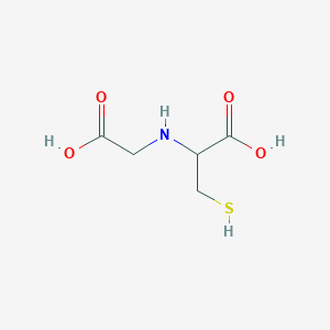 molecular formula C5H9NO4S B1616596 N-(Carboxymethyl)-DL-cysteine CAS No. 21301-10-0