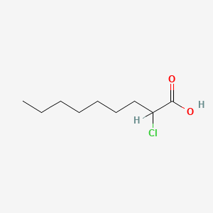 molecular formula C9H17ClO2 B1616603 2-Chlorononan-1-oic acid CAS No. 56279-41-5