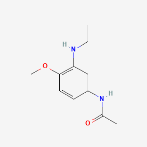 molecular formula C11H16N2O2 B1616605 N-[3-(Ethylamino)-4-methoxyphenyl]acetamide CAS No. 57039-61-9