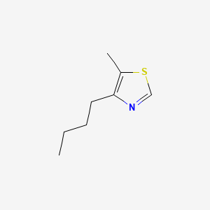 molecular formula C8H13NS B1616606 4-Butyl-5-methylthiazole CAS No. 57246-60-3