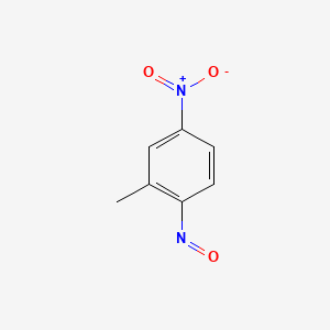 molecular formula C7H6N2O3 B1616609 Benzene, 2-methyl-4-nitro-1-nitroso- CAS No. 57610-10-3