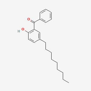 molecular formula C22H28O2 B1616613 Methanone, (2-hydroxy-5-nonylphenyl)phenyl- CAS No. 58085-73-7