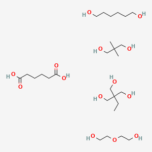 2,2-Dimethylpropane-1,3-diol;2-ethyl-2-(hydroxymethyl)propane-1,3-diol;hexanedioic acid;hexane-1,6-diol;2-(2-hydroxyethoxy)ethanol