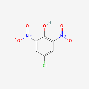 molecular formula C6H3ClN2O5 B1616662 4-Chloro-2,6-dinitrophenol CAS No. 88-87-9