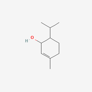 molecular formula C10H18O B1616663 对薄荷-1-烯-3-醇 CAS No. 491-04-3
