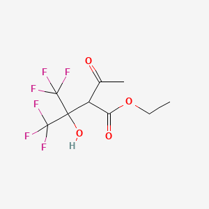 2-Acetyl-3-hydroxy-4,4,4-trifluoro-3-(trifluoromethyl)butyric acid ethyl ester