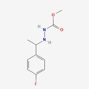 Methyl (p-fluoro-alpha-methylbenzyl)carbazate