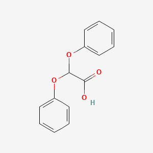 molecular formula C14H12O4 B1616668 Acetic acid, diphenoxy- CAS No. 729-89-5
