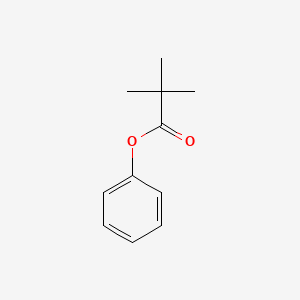 B1616681 Pivalic acid, phenyl ester CAS No. 4920-92-7