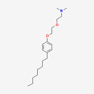 molecular formula C20H35NO2 B1616698 n,n-Dimethyl-2-[2-(4-octylphenoxy)ethoxy]ethanamine CAS No. 5450-56-6