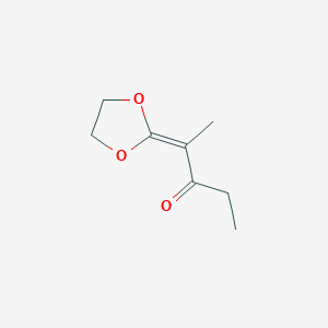 2-(1,3-Dioxolan-2-ylidene)pentan-3-one