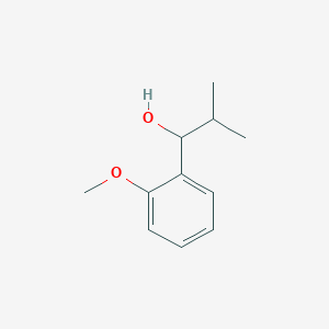 molecular formula C11H16O2 B1616704 1-(2-Methoxyphenyl)-2-methylpropan-1-ol CAS No. 6642-39-3