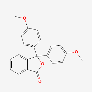 molecular formula C22H18O4 B1616708 3,3-Bis(4-methoxyphenyl)phthalide CAS No. 6315-80-6