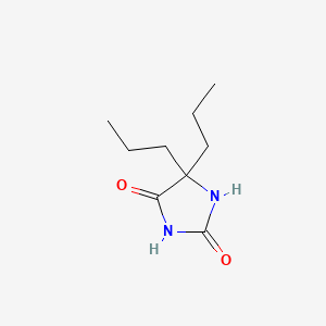 molecular formula C9H16N2O2 B1616719 5,5-二丙基-咪唑烷二酮 CAS No. 36033-33-7