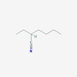 molecular formula C8H15N B1616730 2-Ethylhexanenitrile CAS No. 4528-39-6