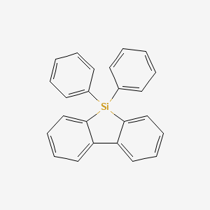 molecular formula C24H18Si B1616732 9H-9-Silafluorene, 9,9-diphenyl- CAS No. 5550-08-3