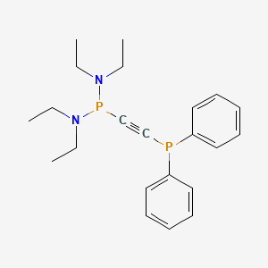 N-[diethylamino(2-diphenylphosphanylethynyl)phosphanyl]-N-ethylethanamine