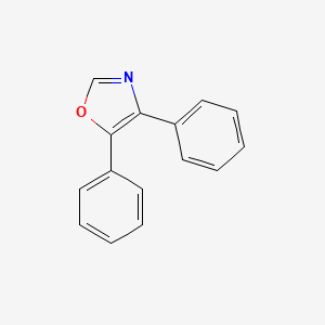 molecular formula C15H11NO B1616740 4,5-Diphenyloxazole CAS No. 4675-18-7