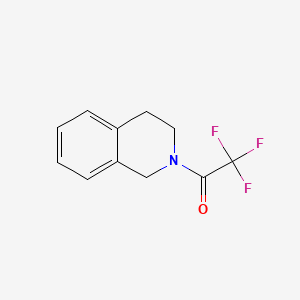 molecular formula C11H10F3NO B1616743 2-(Trifluoroacetyl)-1,2,3,4-tetrahydroisoquinoline CAS No. 55649-51-9