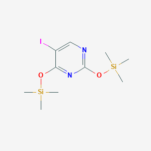 molecular formula C10H19IN2O2Si2 B1616760 5-Iodouracil, TMS CAS No. 38953-72-9