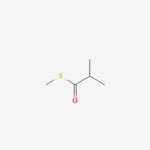 molecular formula C5H10OS B1616763 S-Methyl 2-methylpropanethioate CAS No. 42075-42-3