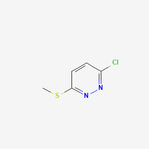 molecular formula C5H5ClN2S B1616790 3-氯-6-(甲硫基)吡啶嗪 CAS No. 7145-61-1