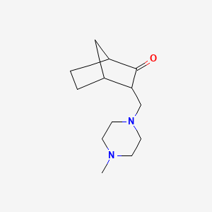 3-[(4-Methylpiperazin-1-yl)methyl]bicyclo[2.2.1]heptan-2-one