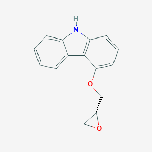 molecular formula C15H13NO2 B016168 (R)-(-)-4-(2,3-环氧丙氧基)咔唑 CAS No. 95093-96-2