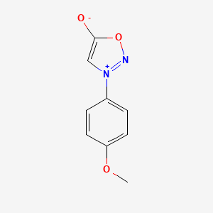 molecular formula C9H8N2O3 B1616815 3-(p-Methoxyphenyl)sydnone CAS No. 3815-80-3