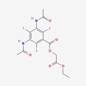 molecular formula C15H15I3N2O6 B1616824 Ethyl cartrizoate CAS No. 5714-09-0