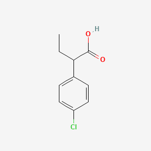 molecular formula C10H11ClO2 B1616835 2-(4-Chlorophenyl)butanoic acid CAS No. 29645-00-9