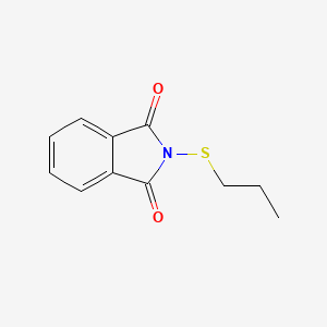 molecular formula C11H11NO2S B1616838 2H-Isoindole-2-propanethiol, 1,3-dihydro-1,3-dioxo- CAS No. 39801-32-6
