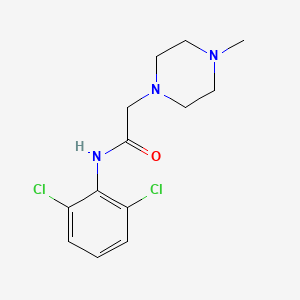 Acetanilide, 2',6'-dichloro-2-(4-methylpiperazino)-