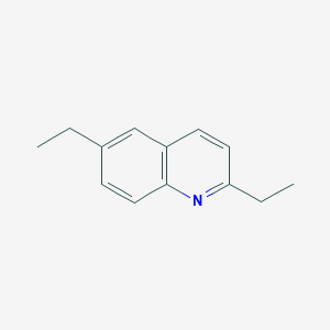 molecular formula C13H15N B1616854 2,6-Diethylquinoline CAS No. 68228-10-4